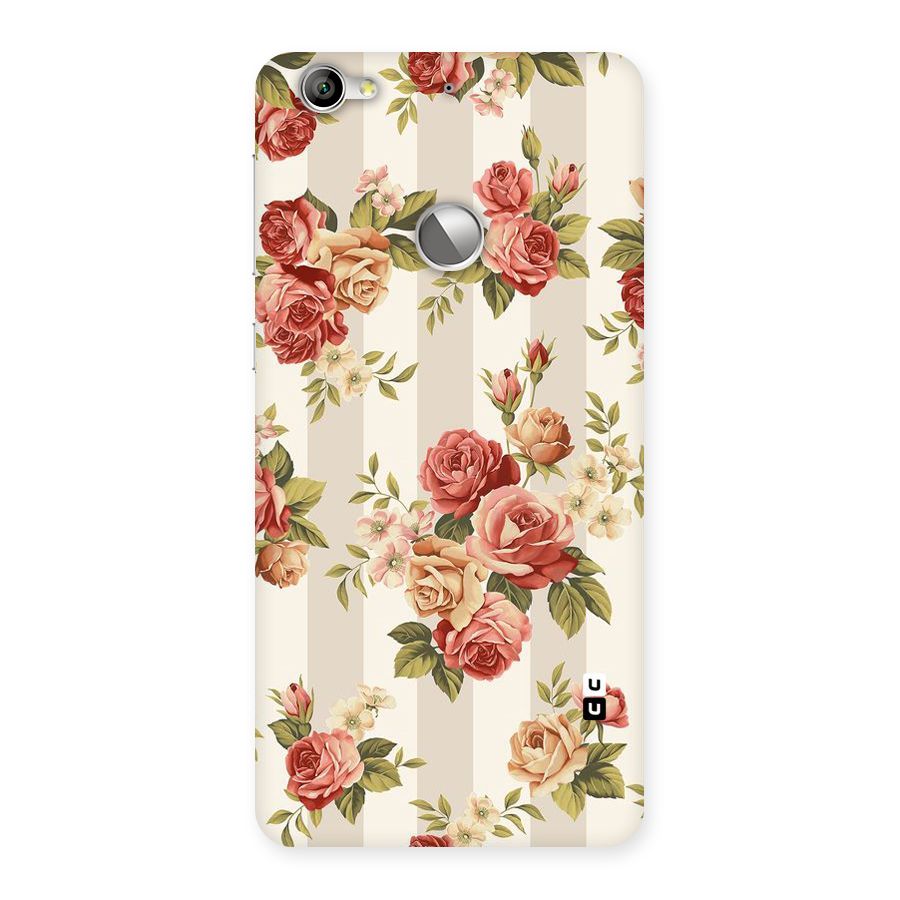 Vintage Color Flowers Back Case for LeTV Le 1s