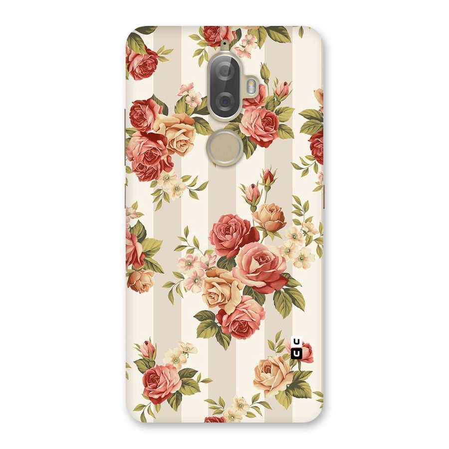 Vintage Color Flowers Back Case for Lenovo K8 Plus