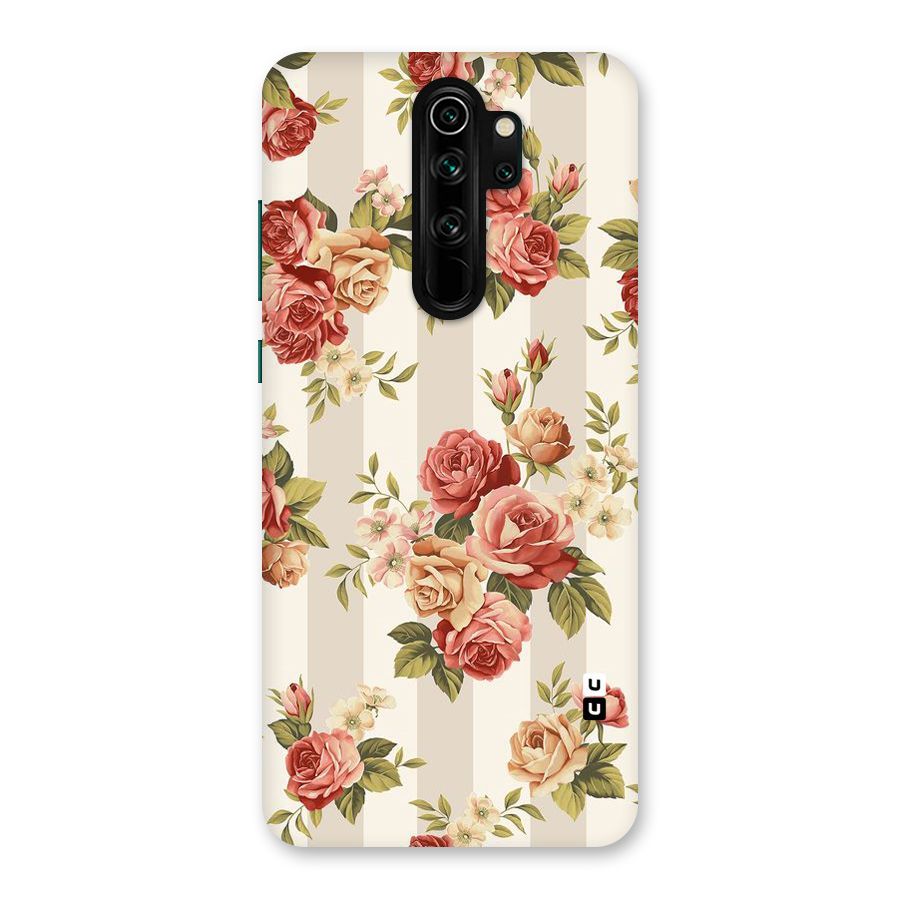Vintage Color Flowers Back Case for Redmi Note 8 Pro