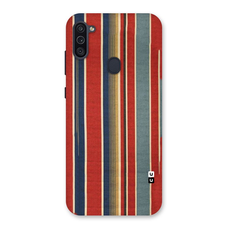 Vintage Disort Stripes Back Case for Galaxy M11