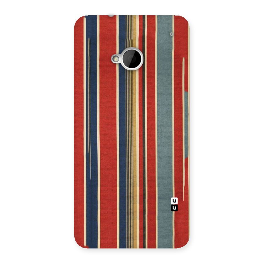 Vintage Disort Stripes Back Case for HTC One M7