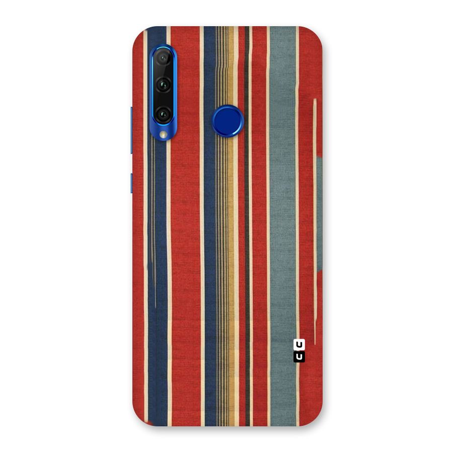 Vintage Disort Stripes Back Case for Honor 20i
