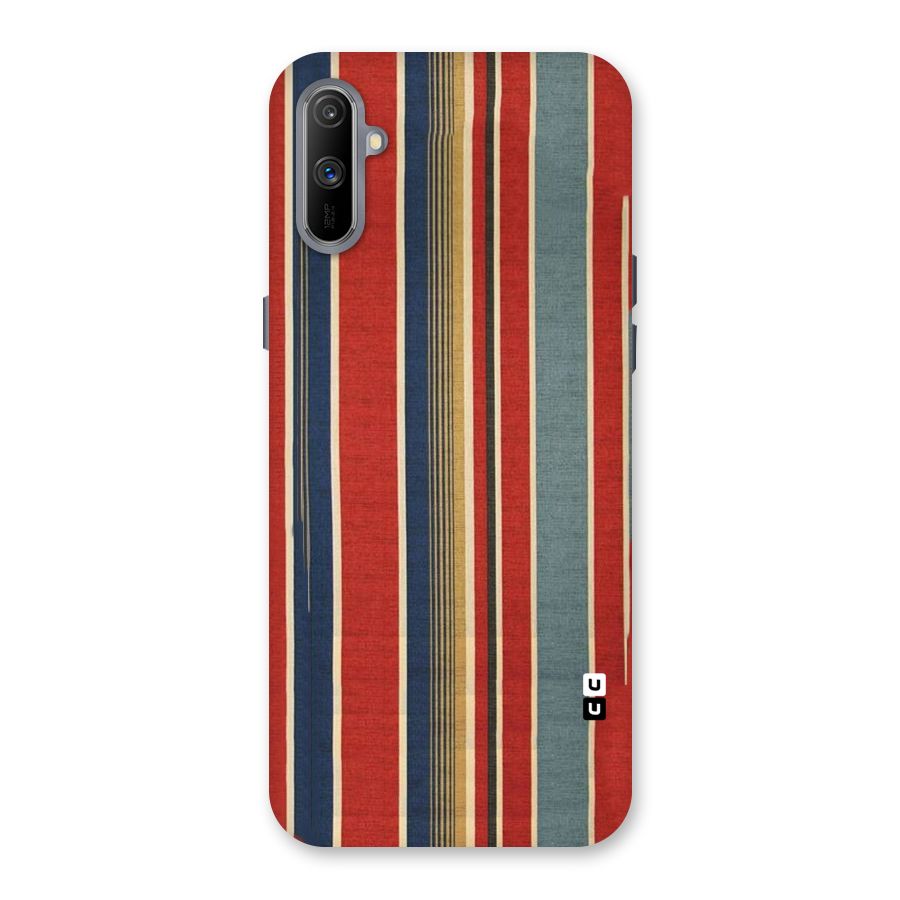 Vintage Disort Stripes Back Case for Realme C3