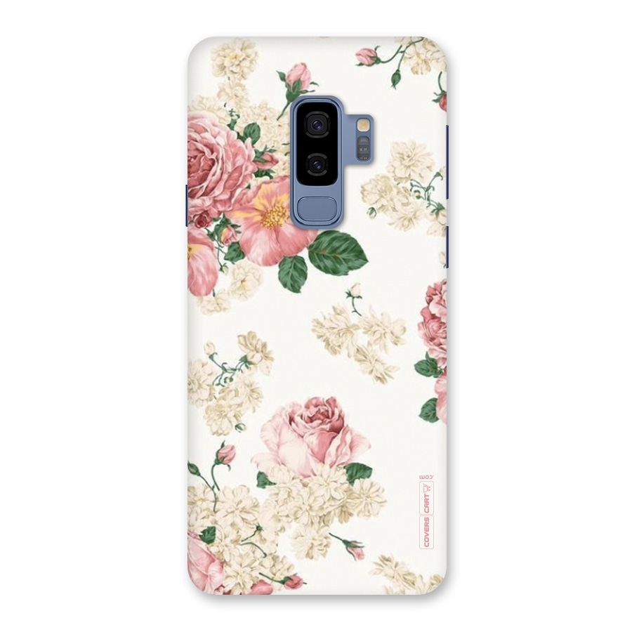Vintage Floral Pattern Back Case for Galaxy S9 Plus