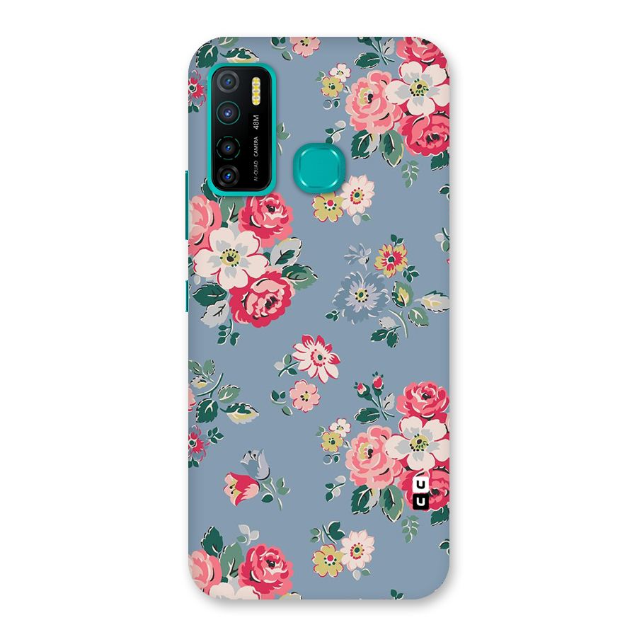 Vintage Flower Pattern Back Case for Infinix Hot 9 Pro