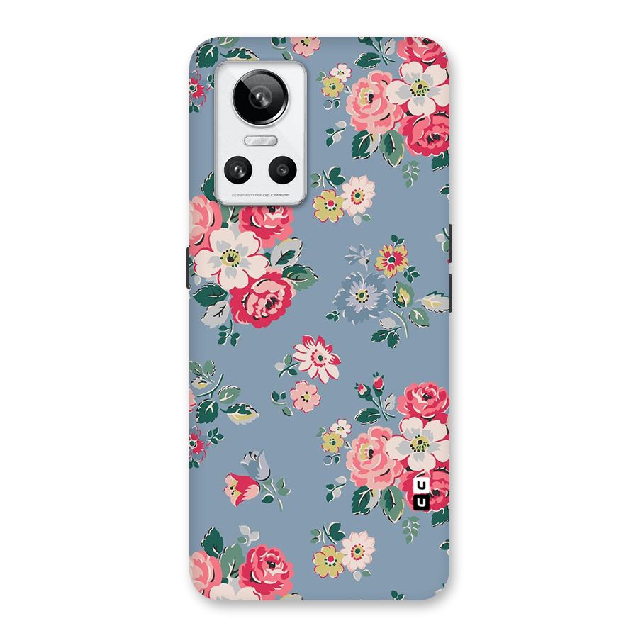Vintage Flower Pattern Back Case for Realme GT Neo 3