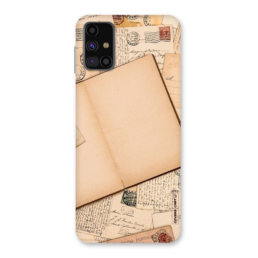 Vintage Journal Back Case for Galaxy M31s