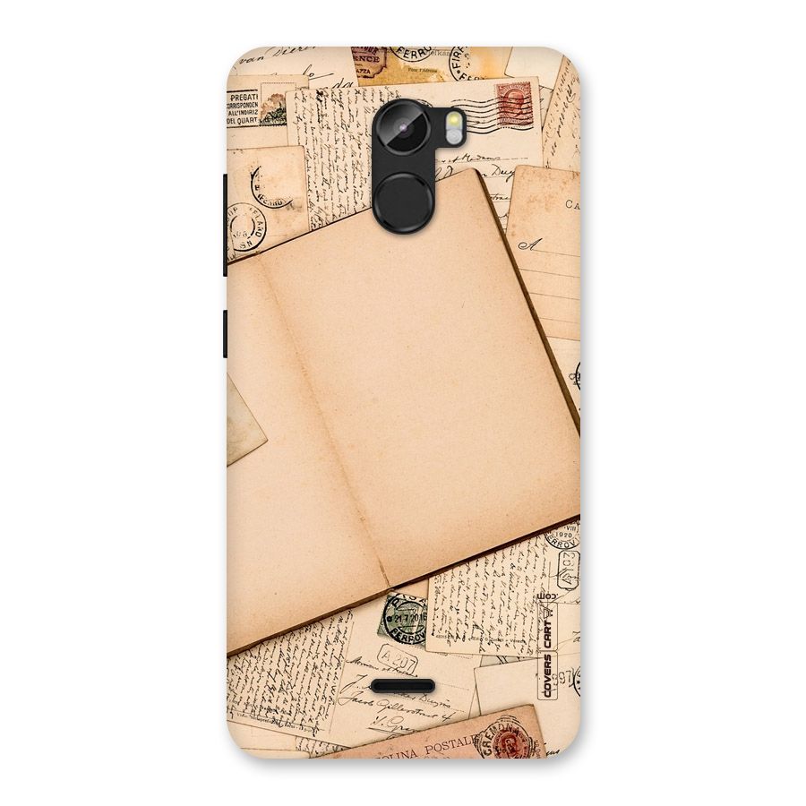 Vintage Journal Back Case for Gionee X1