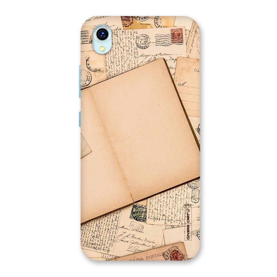 Vintage Journal Back Case for Vivo Y1s