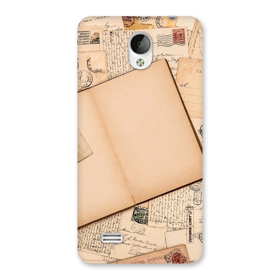Vintage Journal Back Case for Vivo Y21