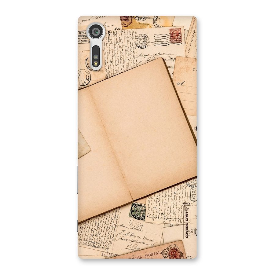 Vintage Journal Back Case for Xperia XZ