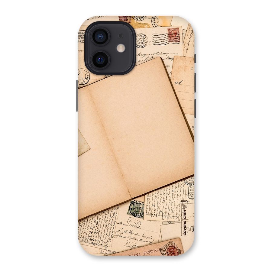 Vintage Journal Back Case for iPhone 12