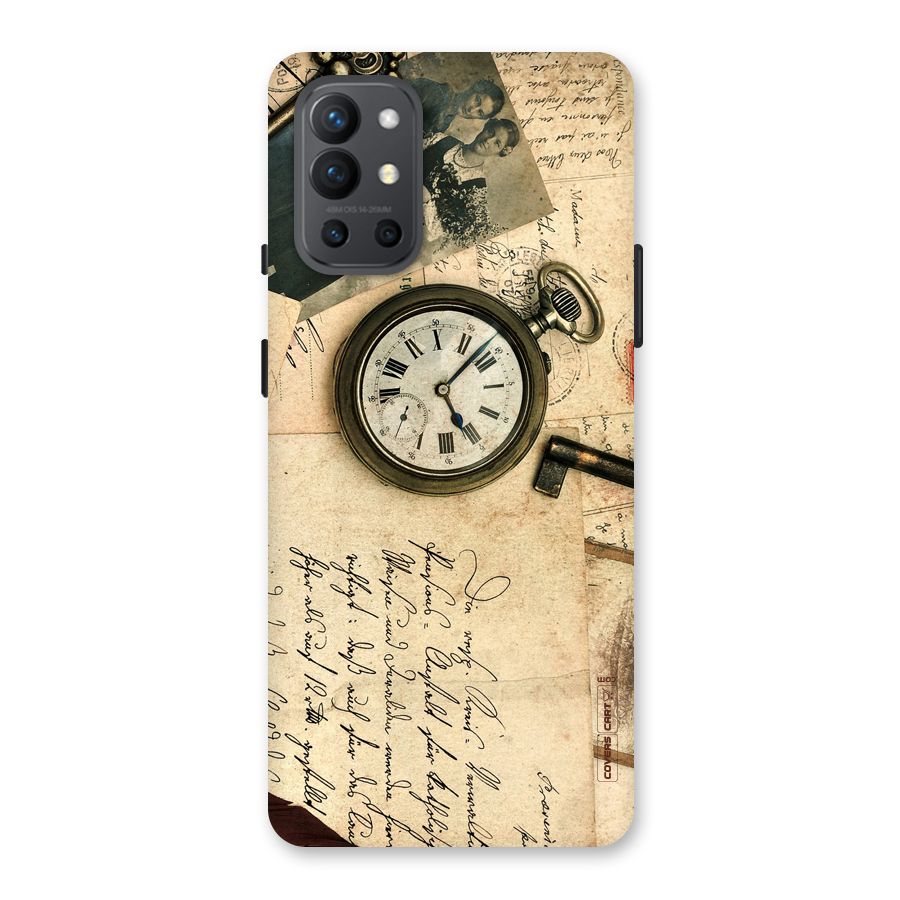 Vintage Key And Compass Back Case for OnePlus 9R