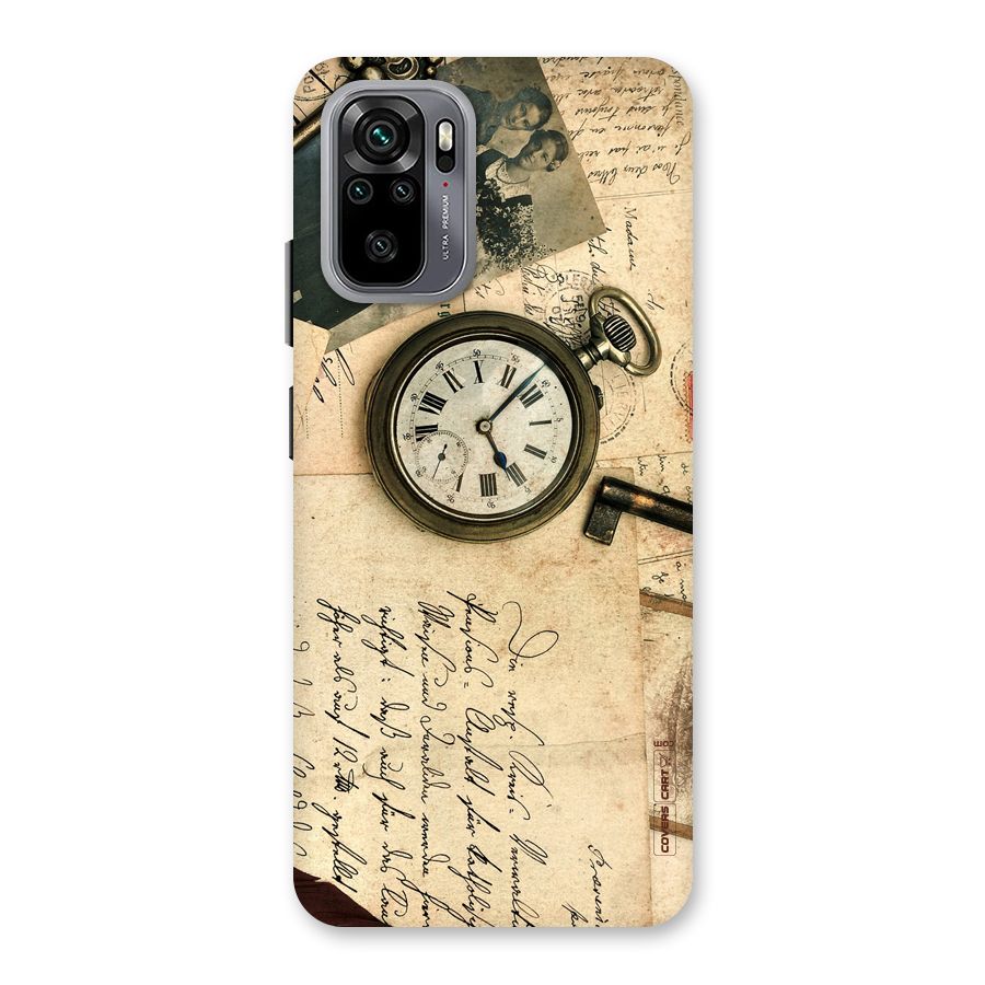 Vintage Key And Compass Back Case for Redmi Note 10