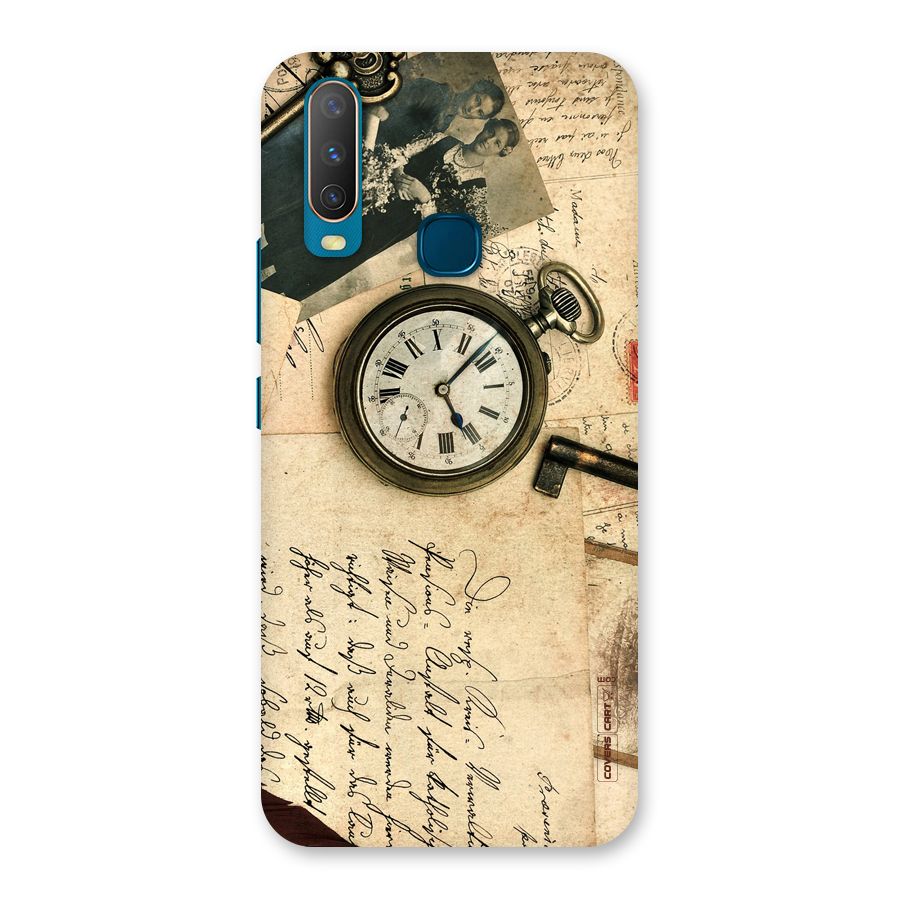 Vintage Key And Compass Back Case for Vivo Y15