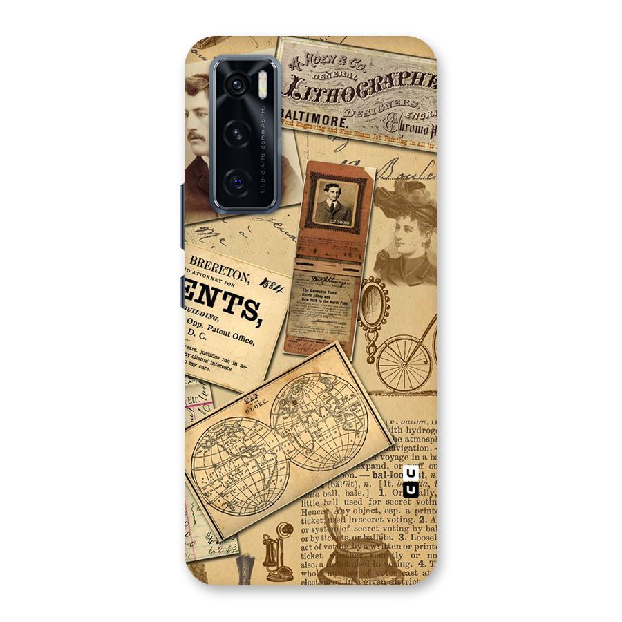 Vintage Memories Back Case for Vivo V20 SE