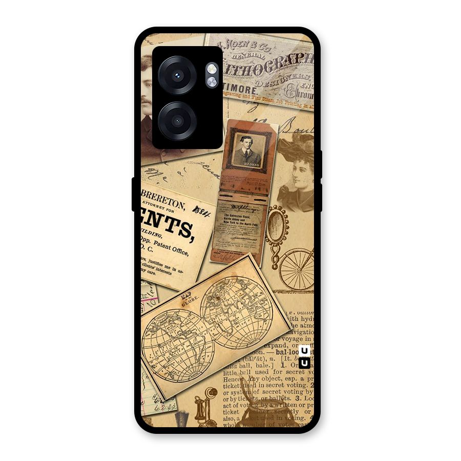 Vintage Memories Glass Back Case for Realme Narzo 50 5G