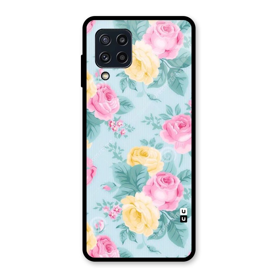 Vintage Pastels Glass Back Case for Galaxy M32