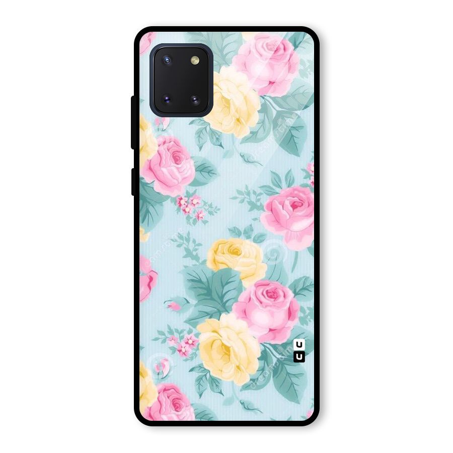 Vintage Pastels Glass Back Case for Galaxy Note 10 Lite