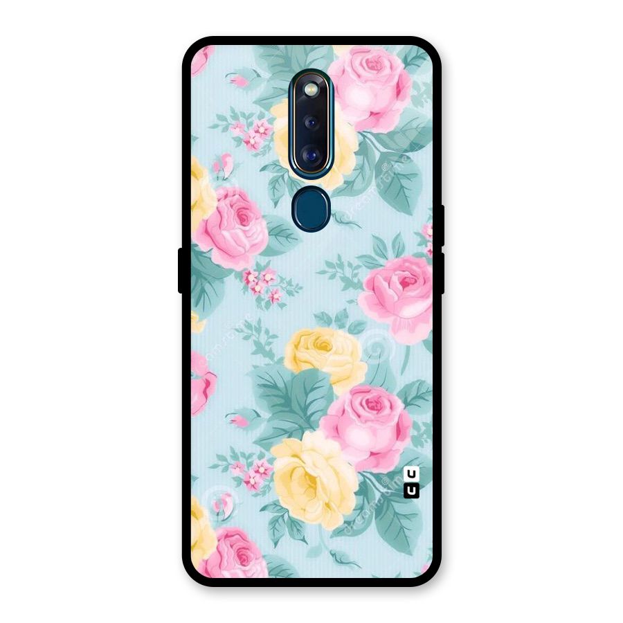Vintage Pastels Glass Back Case for Oppo F11 Pro
