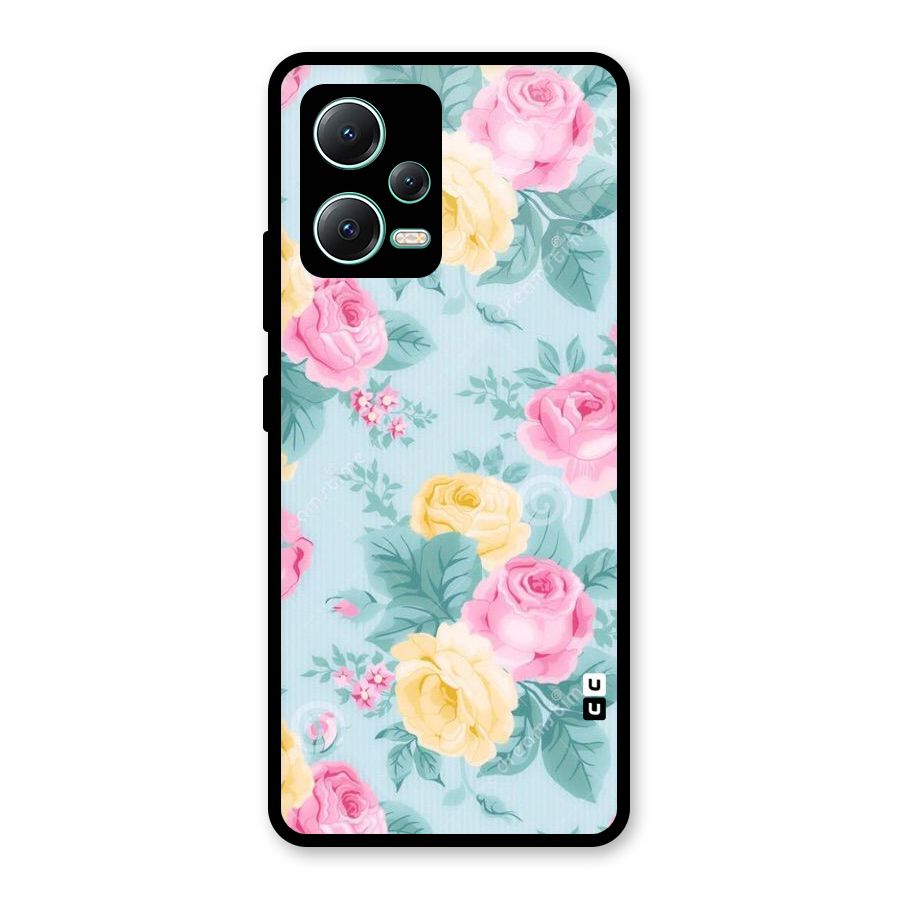 Vintage Pastels Glass Back Case for Redmi Note 12 5G