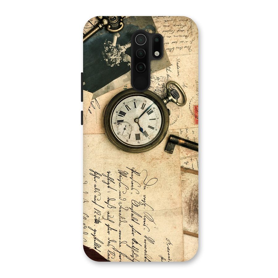 Vintage Post Cards Back Case for Redmi 9 Prime