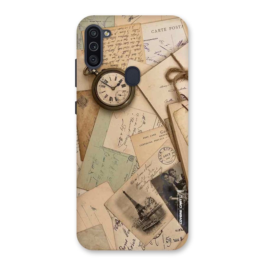 Vintage Postcards Back Case for Galaxy M11