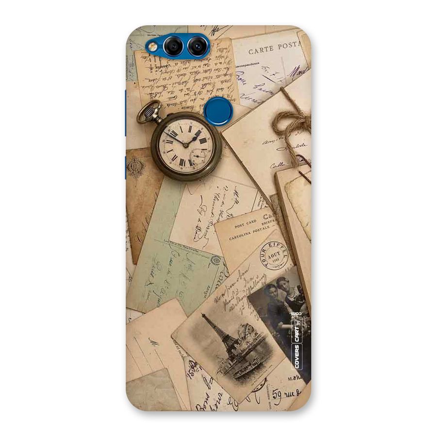 Vintage Postcards Back Case for Honor 7X