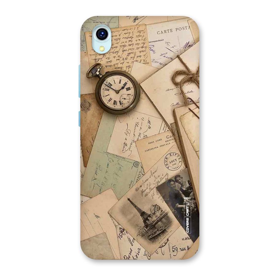 Vintage Postcards Back Case for Vivo Y1s