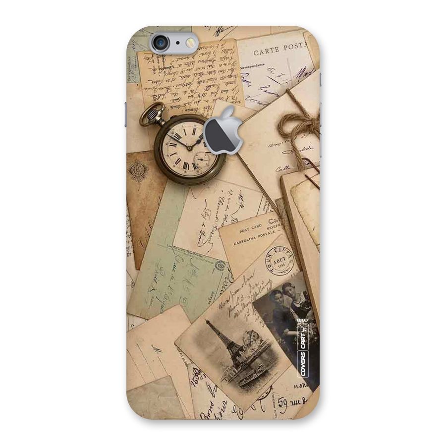 Vintage Postcards Back Case for iPhone 6 Plus 6S Plus Logo Cut