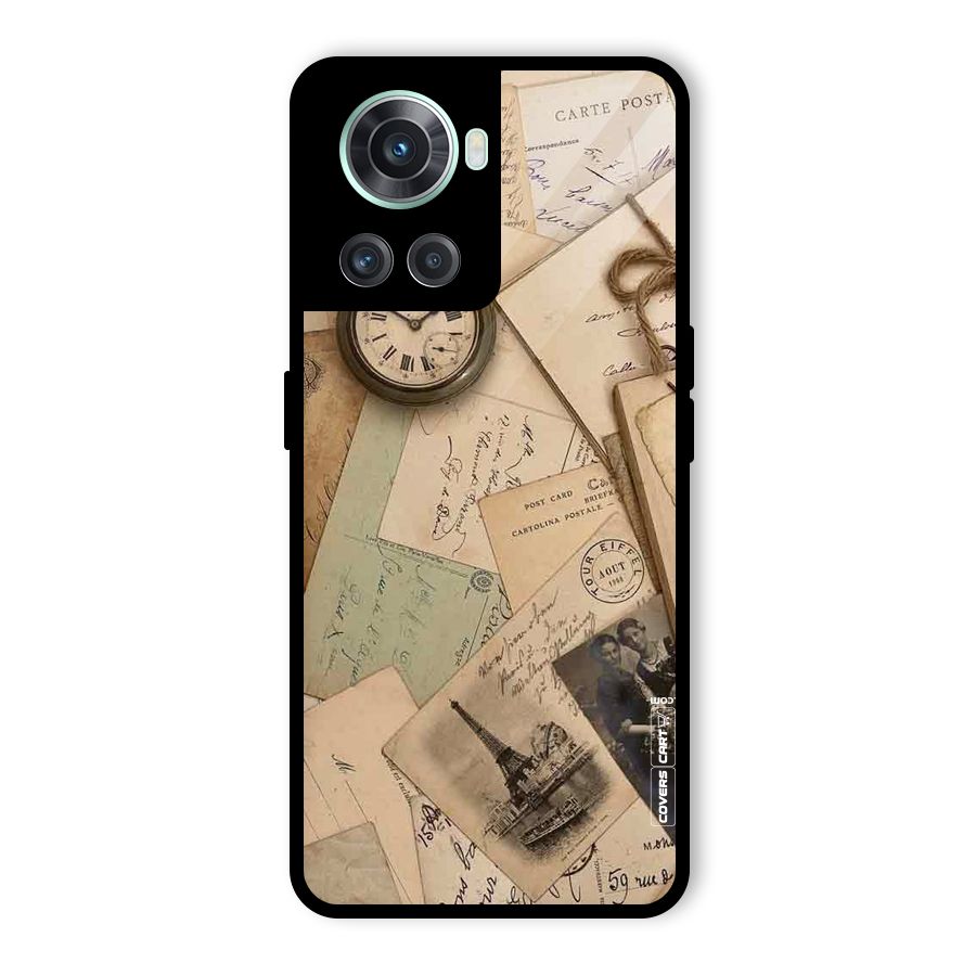 Vintage Postcards Glass Back Case for OnePlus 10R