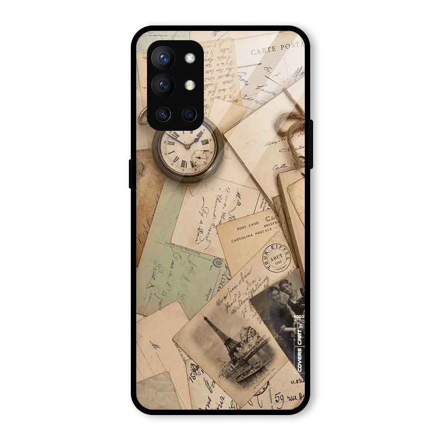Vintage Postcards Glass Back Case for OnePlus 9R