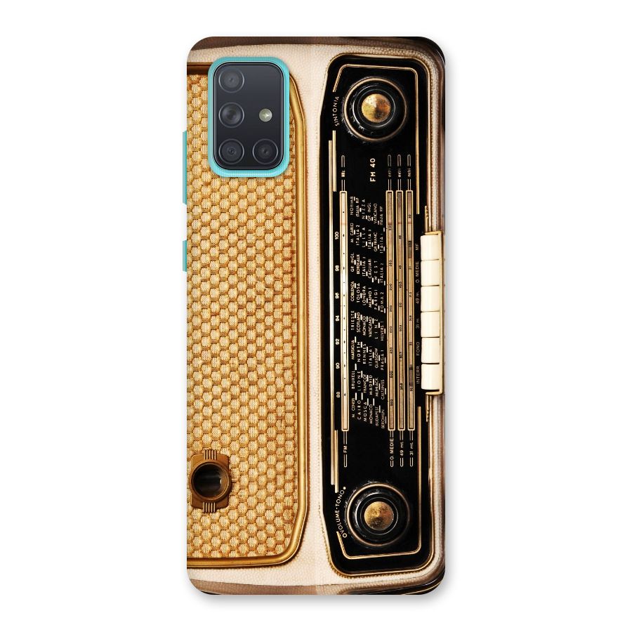 Vintage Radio Back Case for Galaxy A71