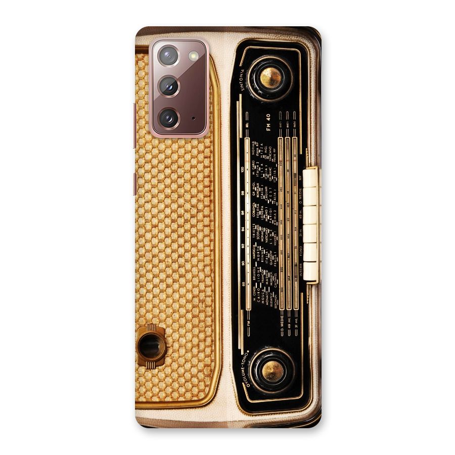 Vintage Radio Back Case for Galaxy Note 20