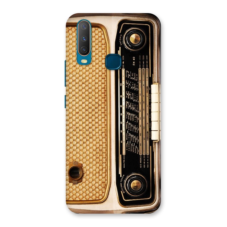 Vintage Radio Back Case for Vivo Y15