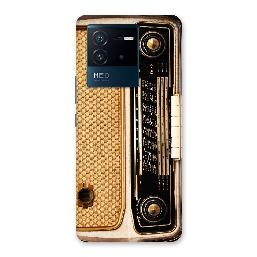 Vintage Radio Back Case for Vivo iQOO Neo 6 5G