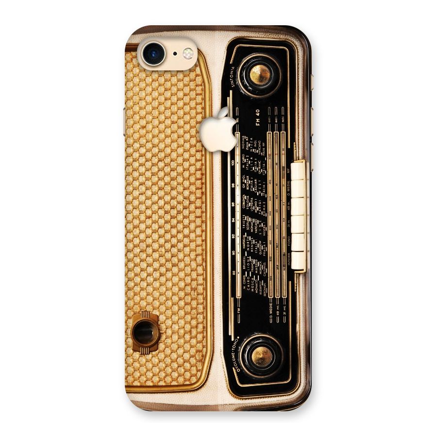 Vintage Radio Back Case for iPhone 7 Apple Cut