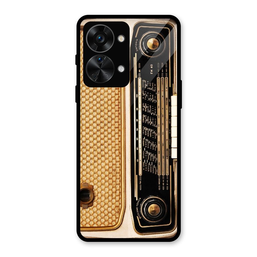 Vintage Radio Glass Back Case for OnePlus Nord 2T