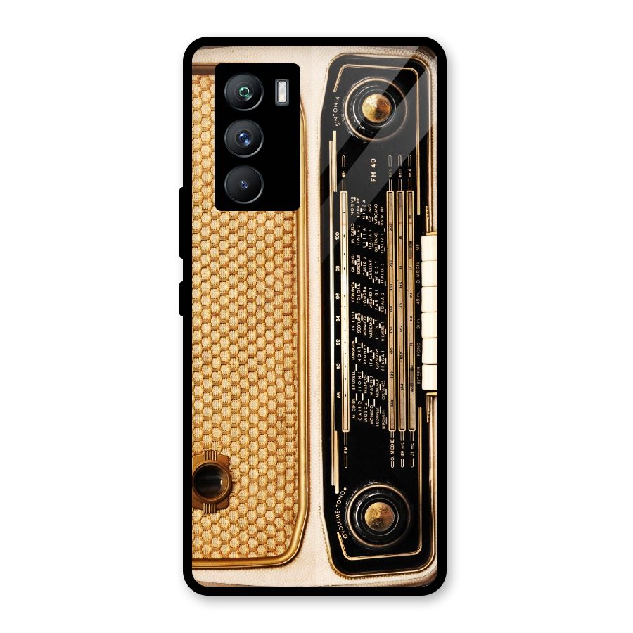 Vintage Radio Glass Back Case for Vivo iQOO 9 SE