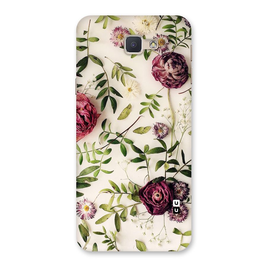 Vintage Rust Floral Back Case for Galaxy J5 Prime