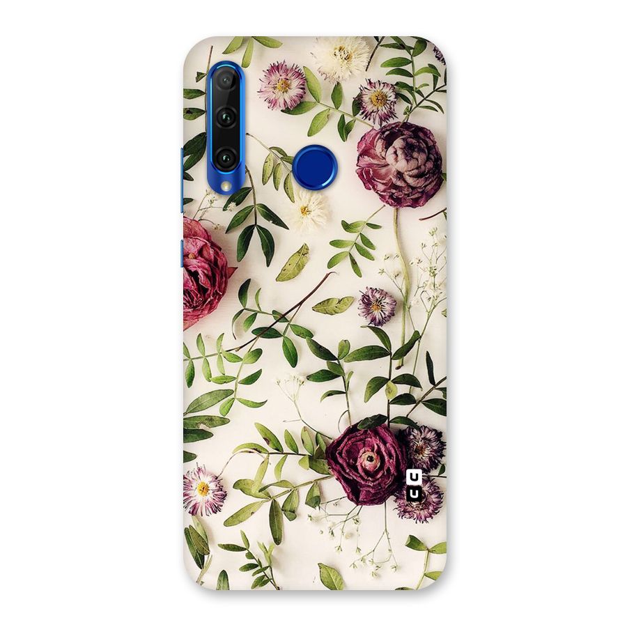 Vintage Rust Floral Back Case for Honor 20i