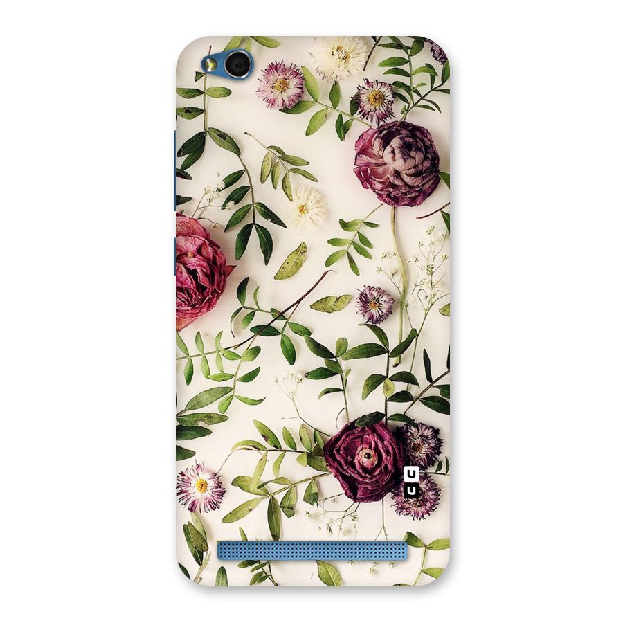 Vintage Rust Floral Back Case for Redmi 5A