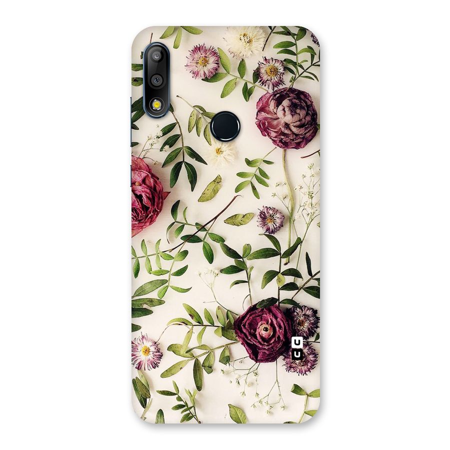 Vintage Rust Floral Back Case for Zenfone Max Pro M2