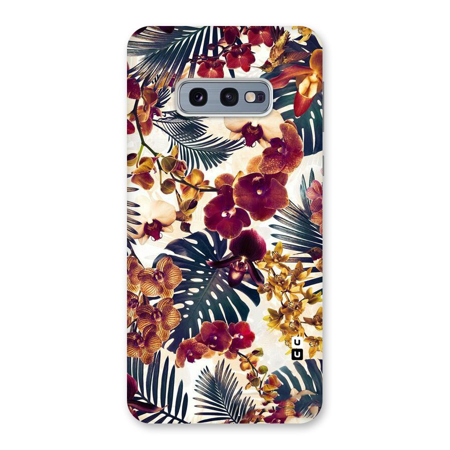 Vintage Rustic Flowers Back Case for Galaxy S10e
