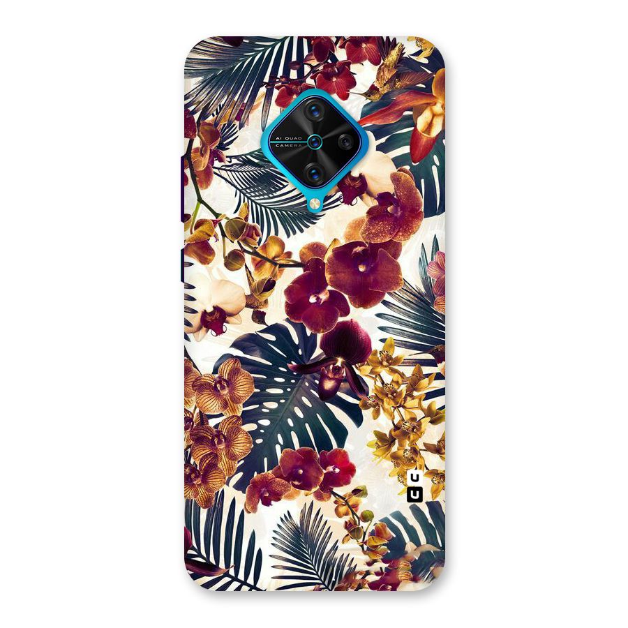 Vintage Rustic Flowers Back Case for Vivo S1 Pro