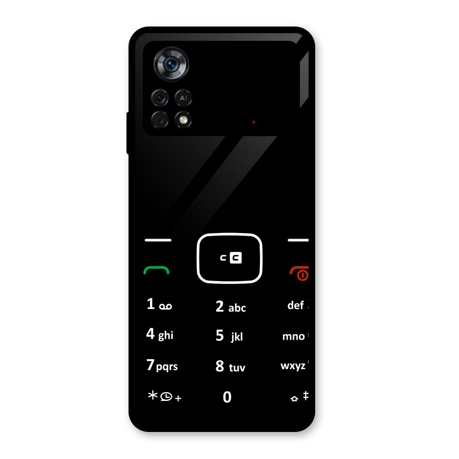 Vintage Smart Phone Glass Back Case for Poco X4 Pro 5G