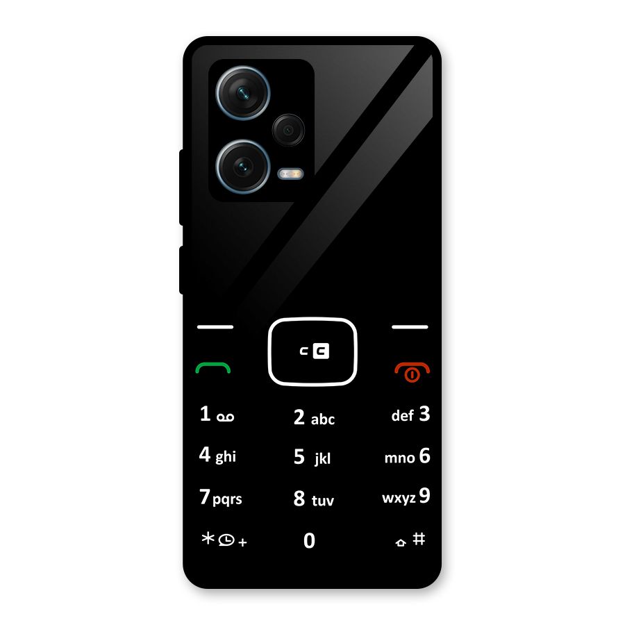 Vintage Smart Phone Glass Back Case for Redmi Note 12 Pro Plus 5G