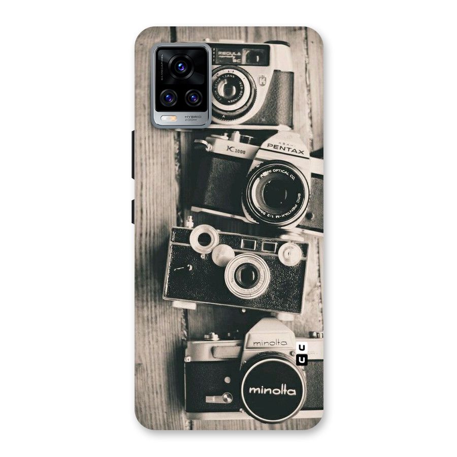 Vintage Style Shutter Back Case for Vivo V20 Pro
