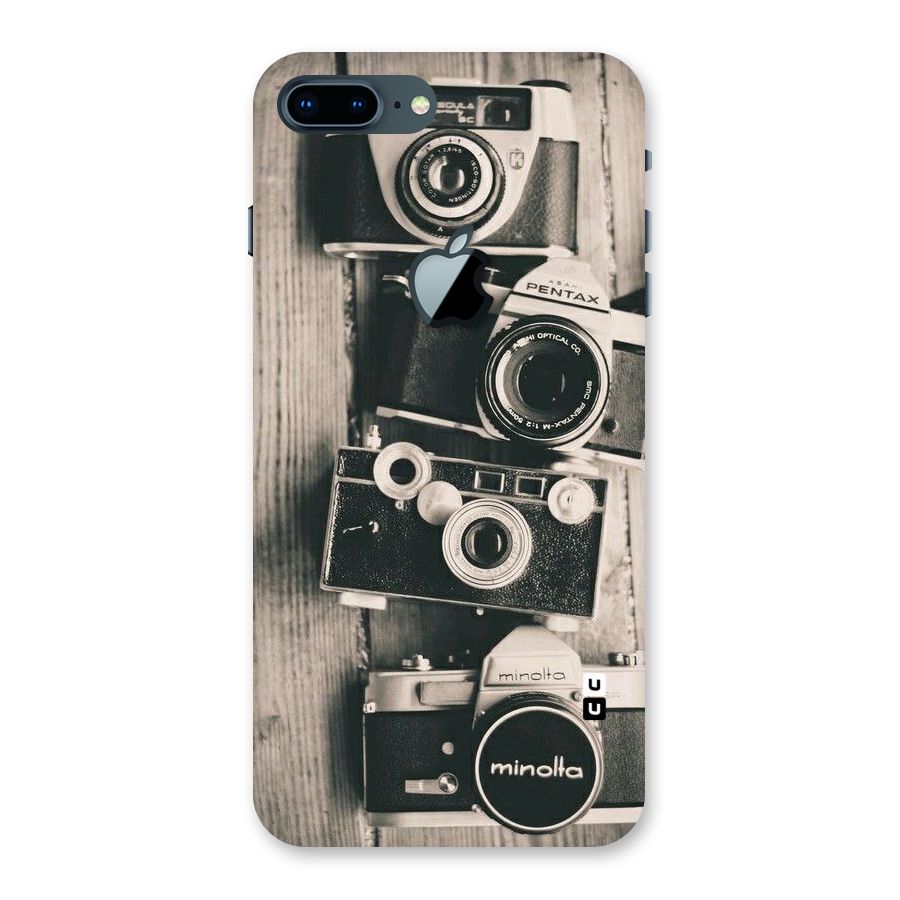 Vintage Style Shutter Back Case for iPhone 7 Plus Apple Cut