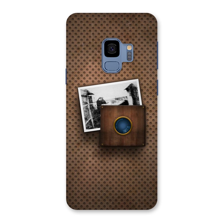 Vintage Wood Camera Back Case for Galaxy S9